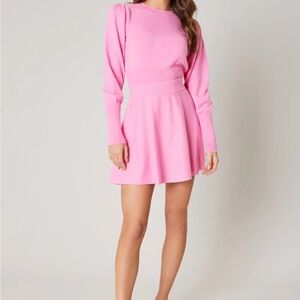 Sugar Lips Sierra Knit Skirt Sweater Set